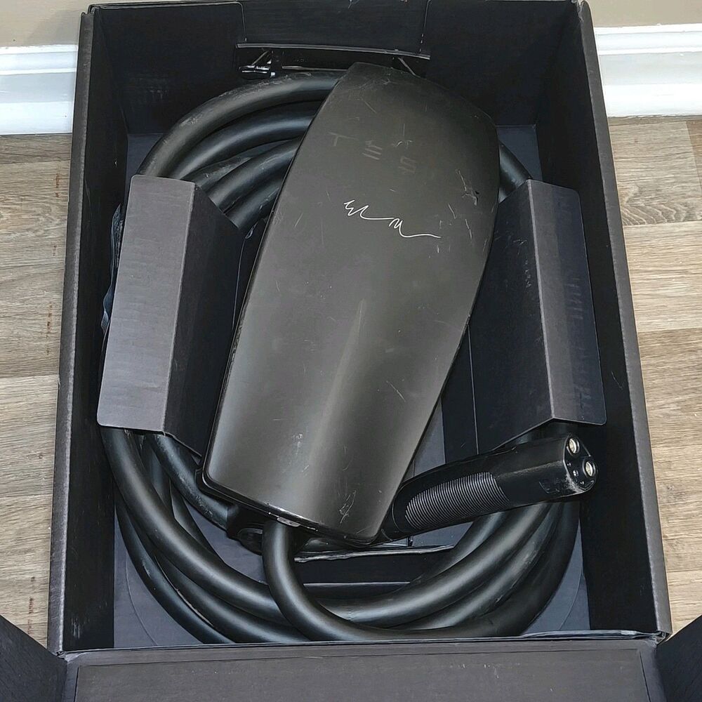 Elon Musk Signature Tesla Gen 2 Wall Connector Charger - 80A 24ft Cable - Rare